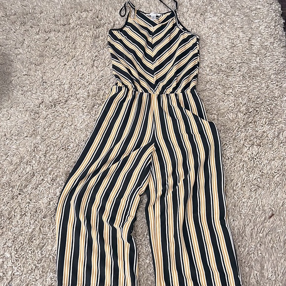 Black and yellow striped jumpsuit - Picture 1 of 2